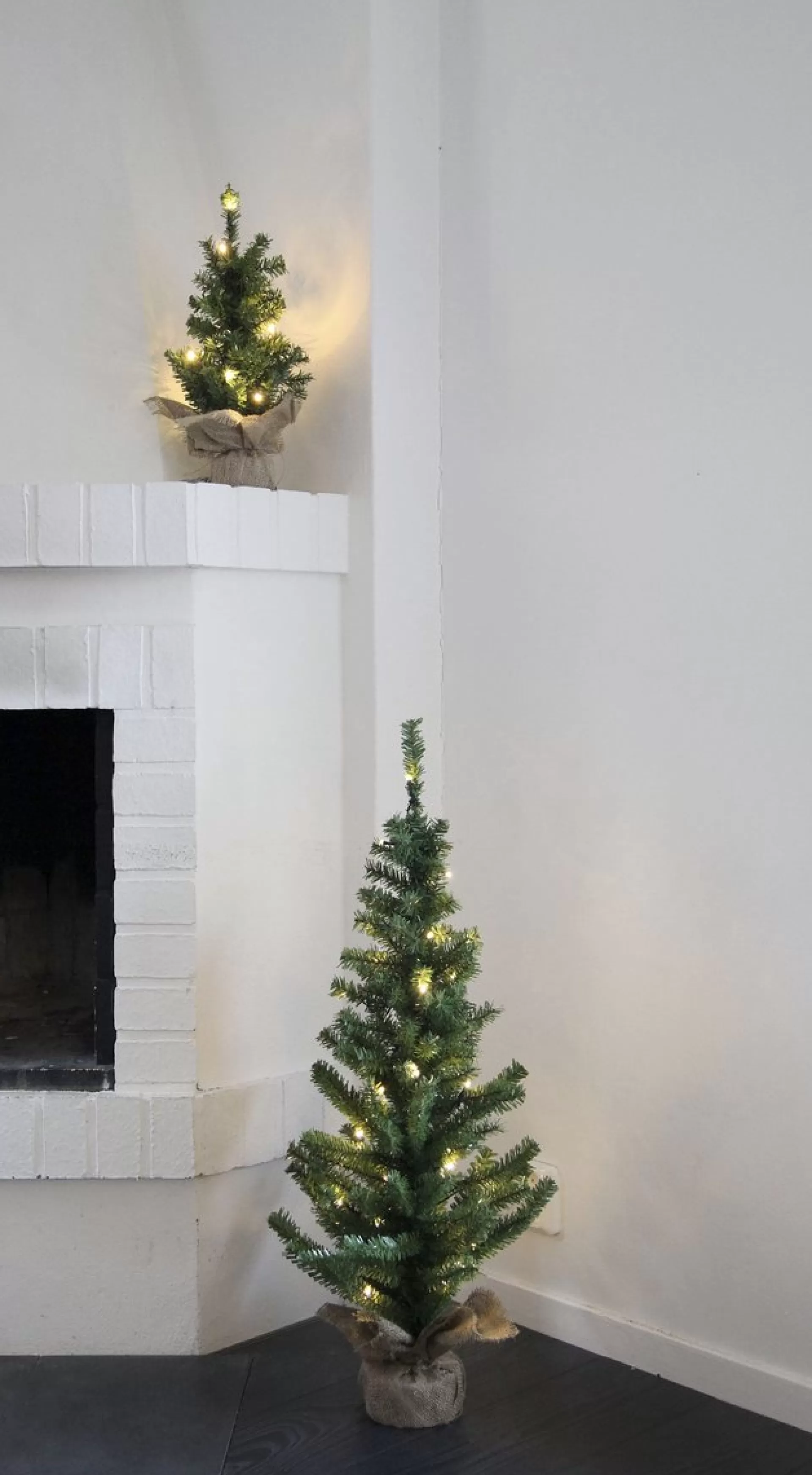 Star Trading Toppy Kunstkerstboom Van, Kleine Kerstboom In Het Groen Met Led-Lichtketting En Timer Voor Binnen, Warm Wit, Werkt Op Batterijen, Hoogte: 45 Cm Discount