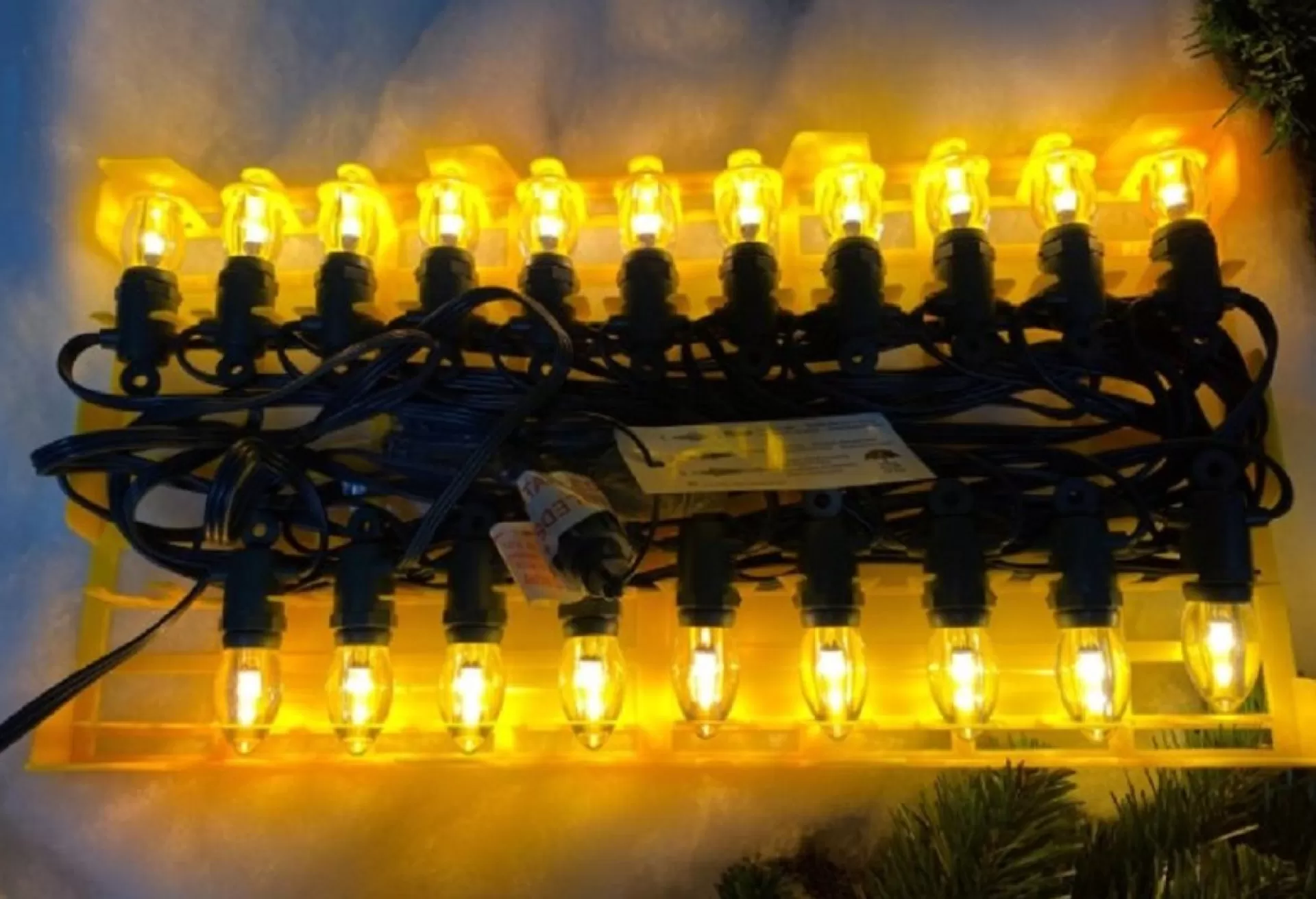FDL Kerstlichtsnoeren>Starlight Kerstverlichting Led Warmwit Voor Buiten 20 Grote Lampen