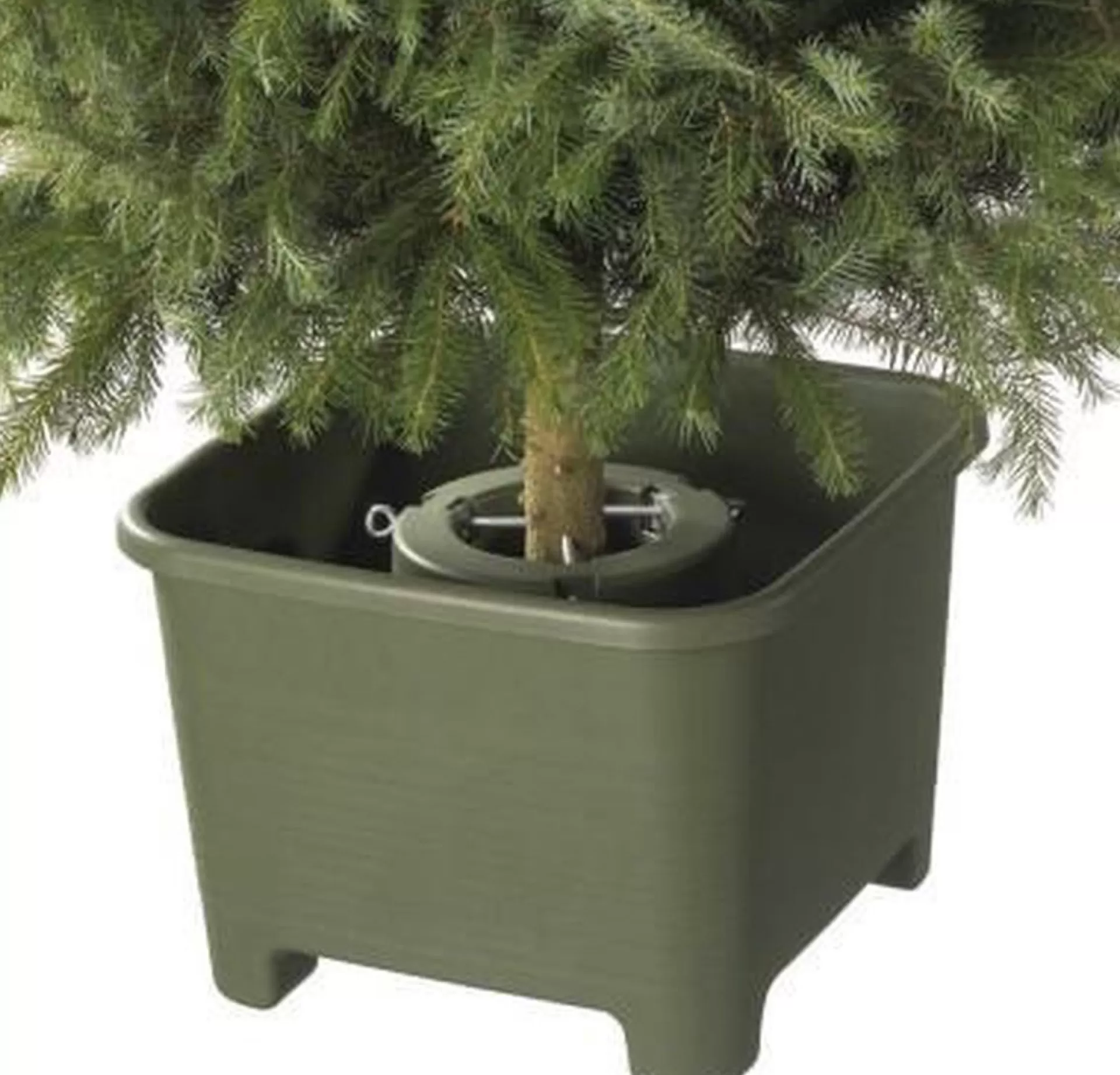 SUNWARE, cadeau Sunware Kerstboomstandaard - 40X40Cm Groen - Inclusief Sunware-Box Voor Kerstballen - 15 Liter Cheap