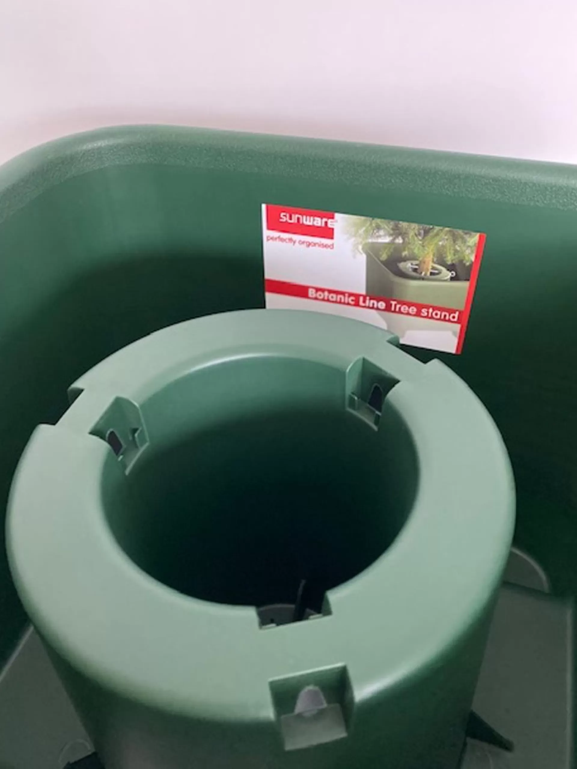 SUNWARE, cadeau Sunware Kerstboomstandaard - 40X40Cm Groen - Inclusief Sunware-Box Voor Kerstballen - 15 Liter Cheap