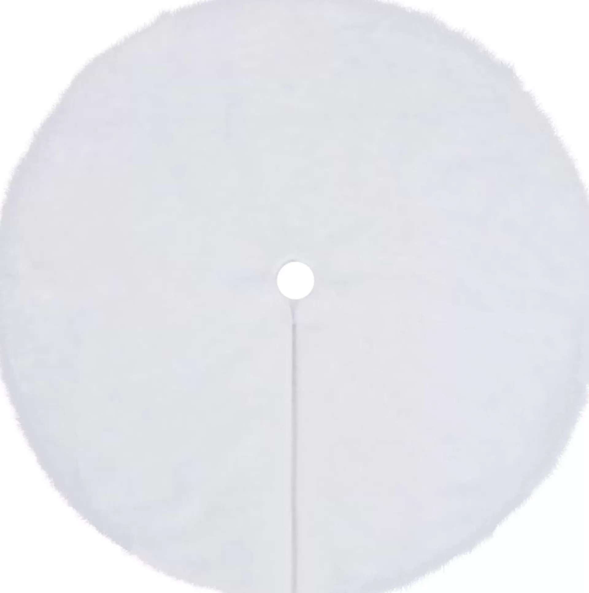 The Living Store Kerstboomrok 122 Cm Kunstbont Wit - Kerstboomrok Cheap