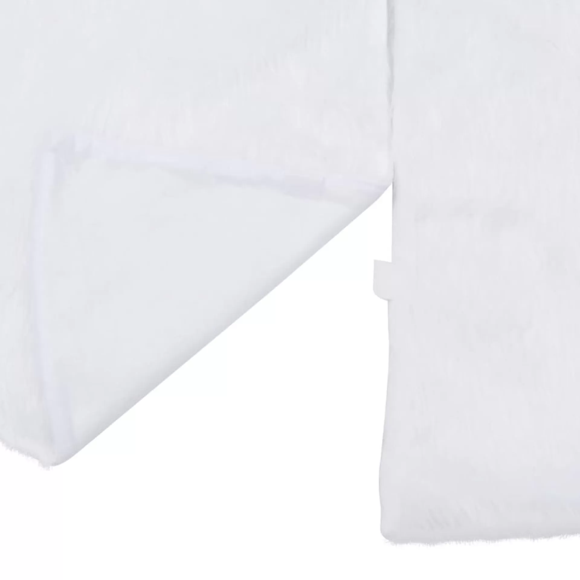 The Living Store Kerstboomrok 122 Cm Kunstbont Wit - Kerstboomrok Cheap