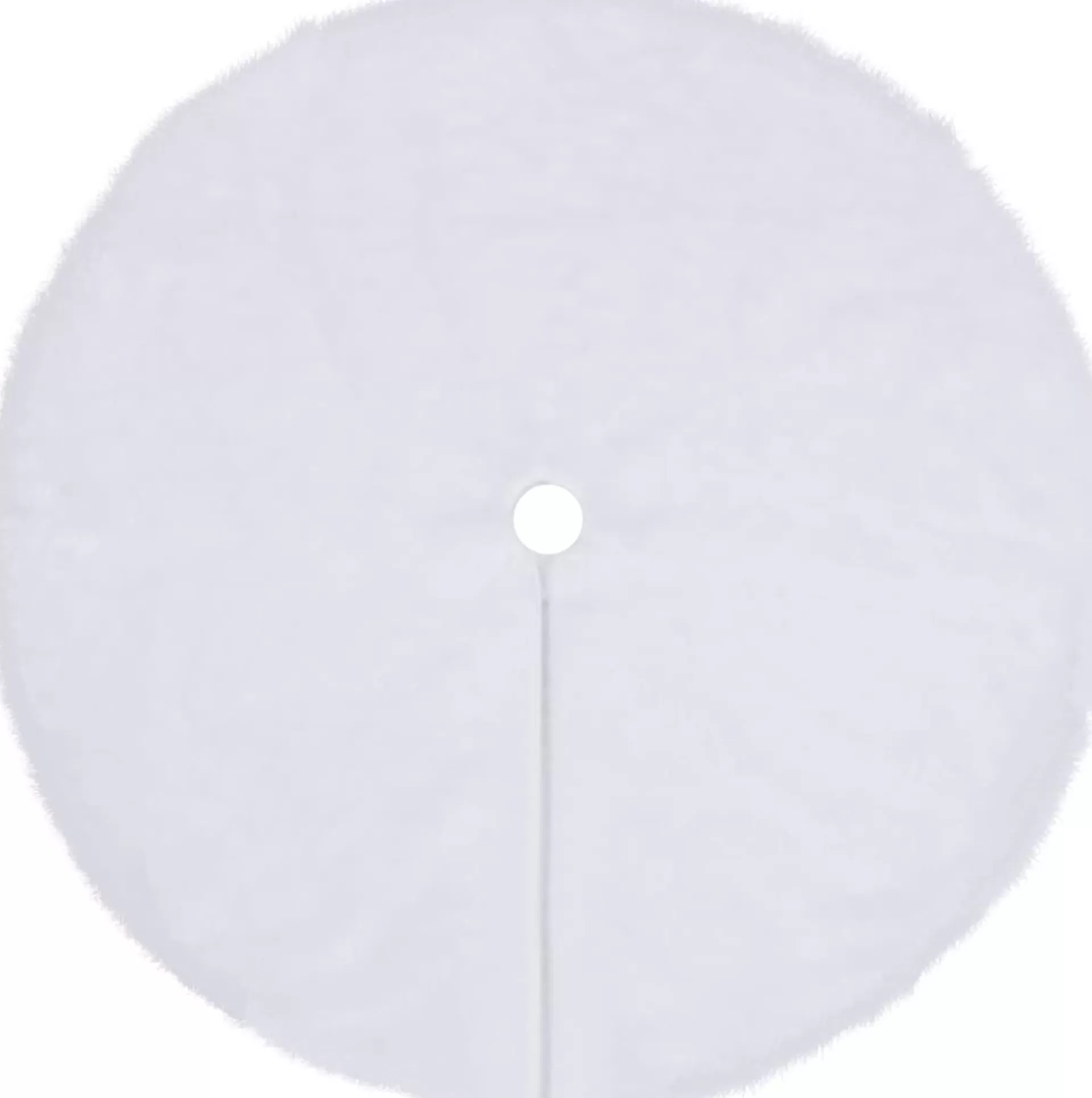The Living Store Kerstboomrok - Wit 90 Cm - 360 G/M² Kunstbont Met Nonwoven Achterkant Cheap