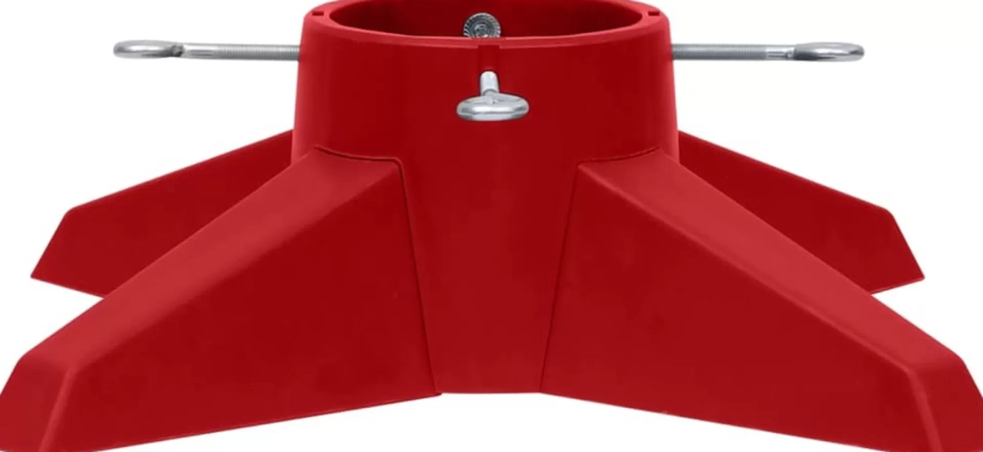 The Living Store Kerstboomstandaard - Kunststof 55.5 X 55.5 X 15 Cm - Geschikt Voor 2.1 M Boom - 1.3 Liter Watertank - Stamdiameter 40-105 Mm - Montage Vereist Store