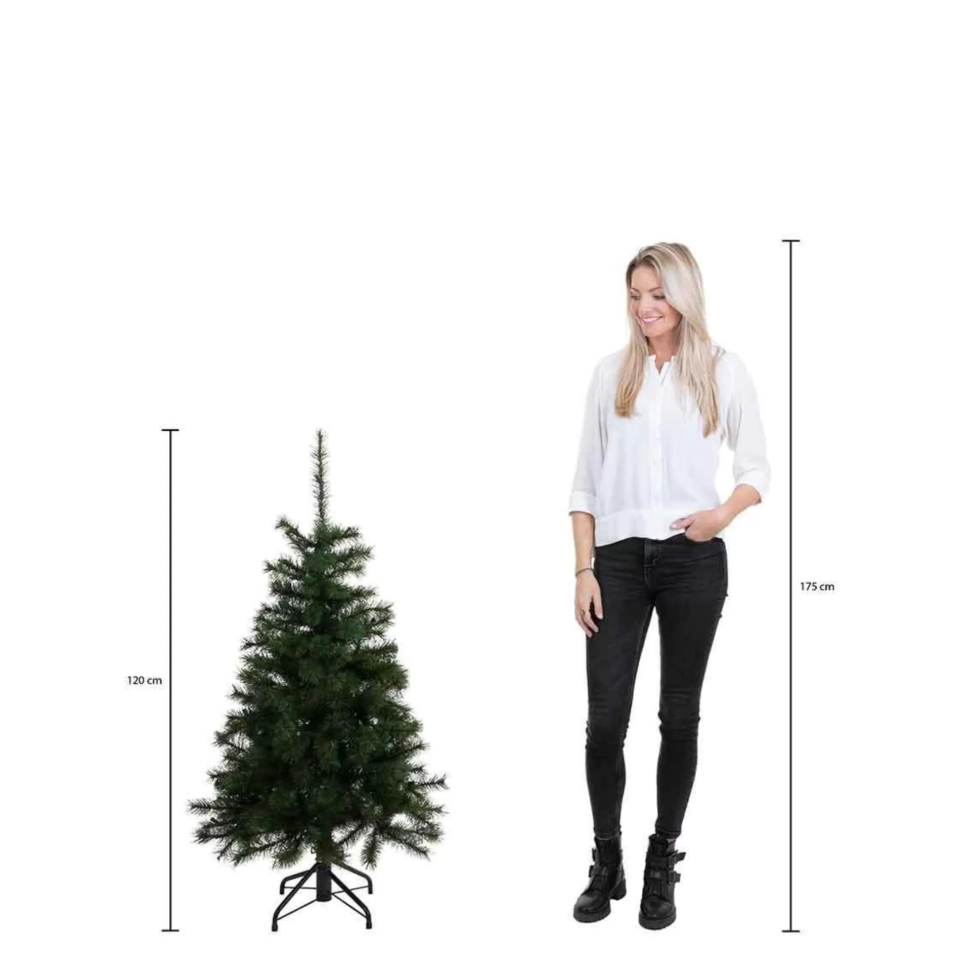 Triumph Tree - Camden Kerstboom Slim Groen Tips 195 - H120Xd69Cm - Kerstbomen (Franse Boom ) Flash Sale