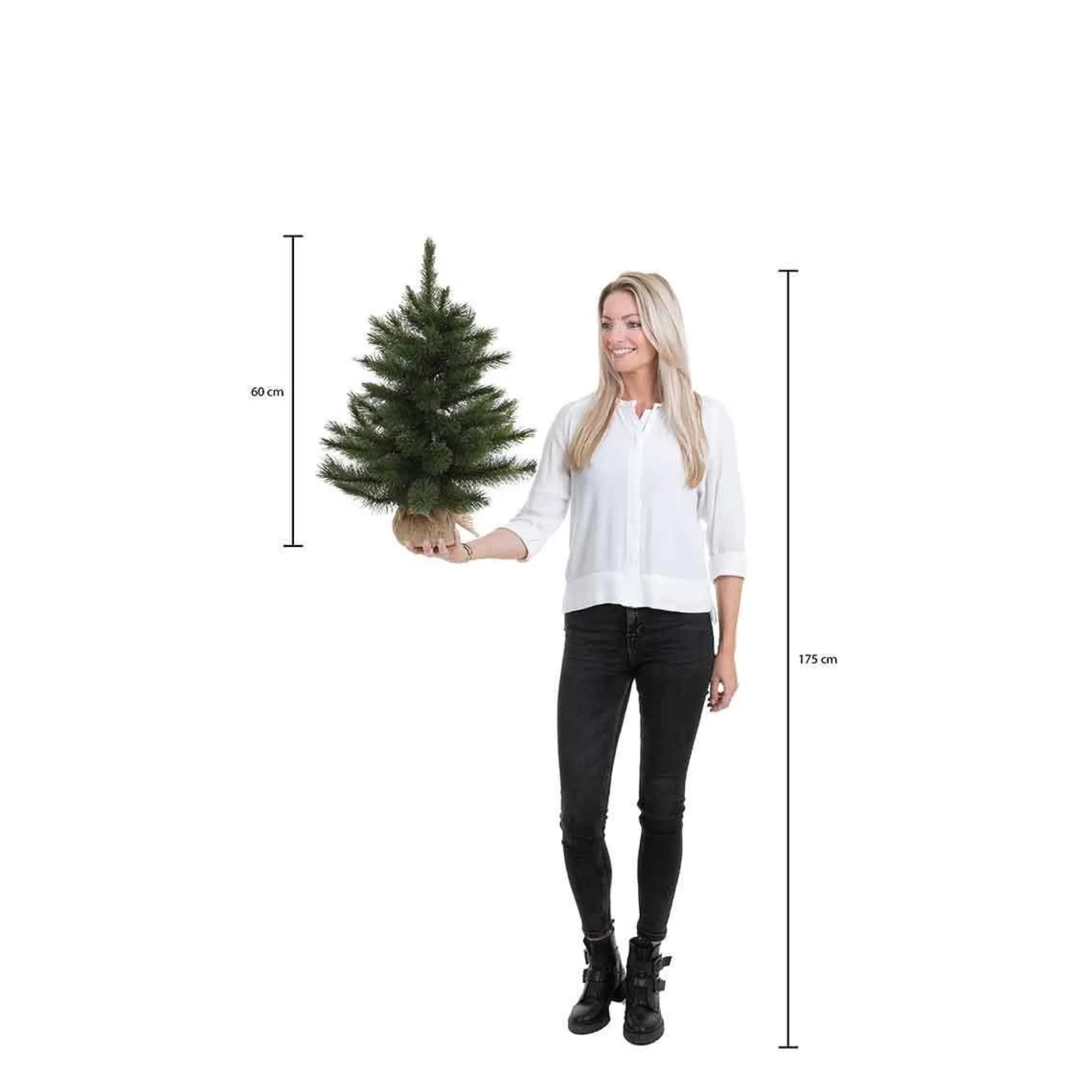 Triumph Tree Abies Nordmann Deluxe Kunstkerstboom - H60 X O53 Cm - Groen Shop