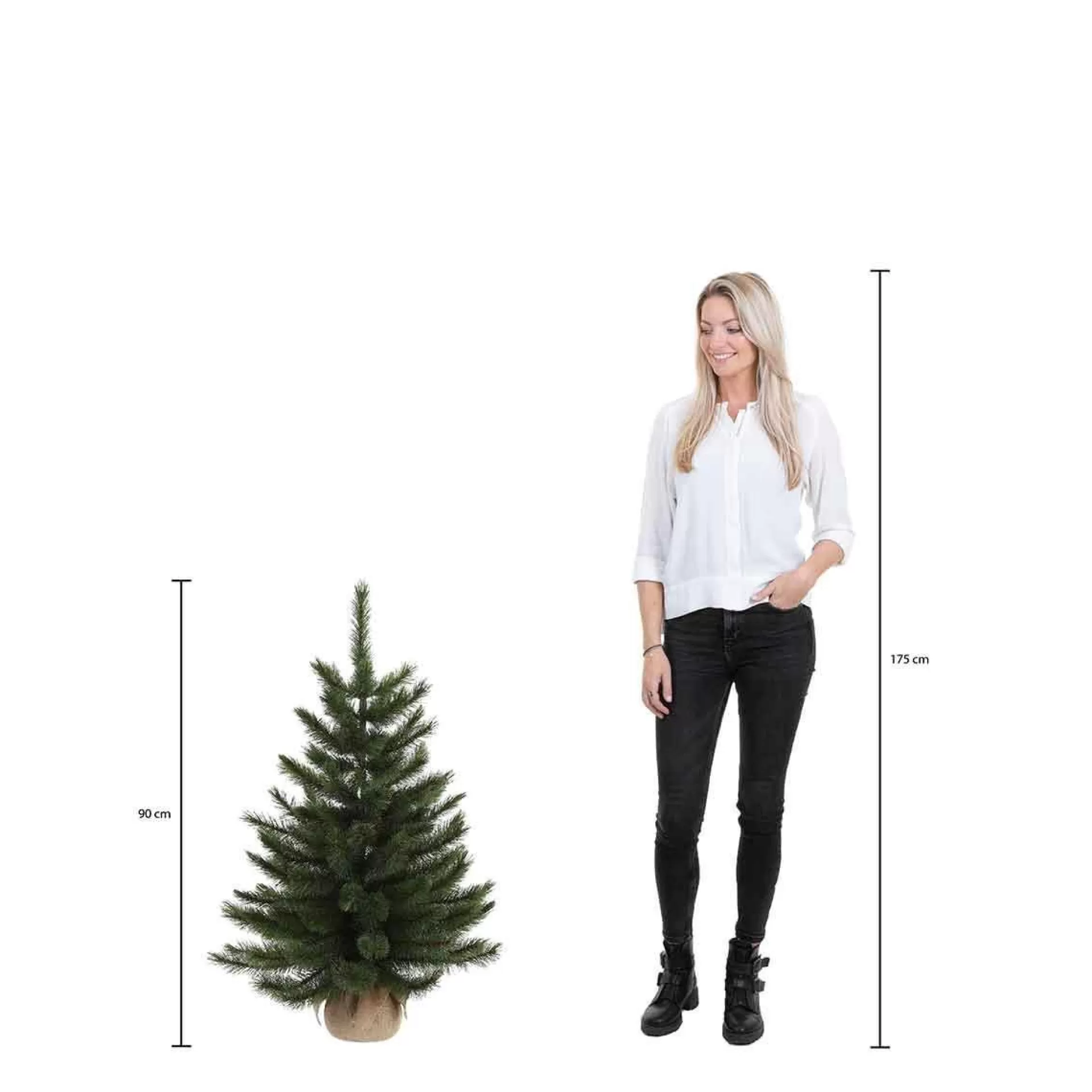 Triumph Tree Alpine Kunstkerstboom In Jute - H90 X O66 Cm - Groen Shop