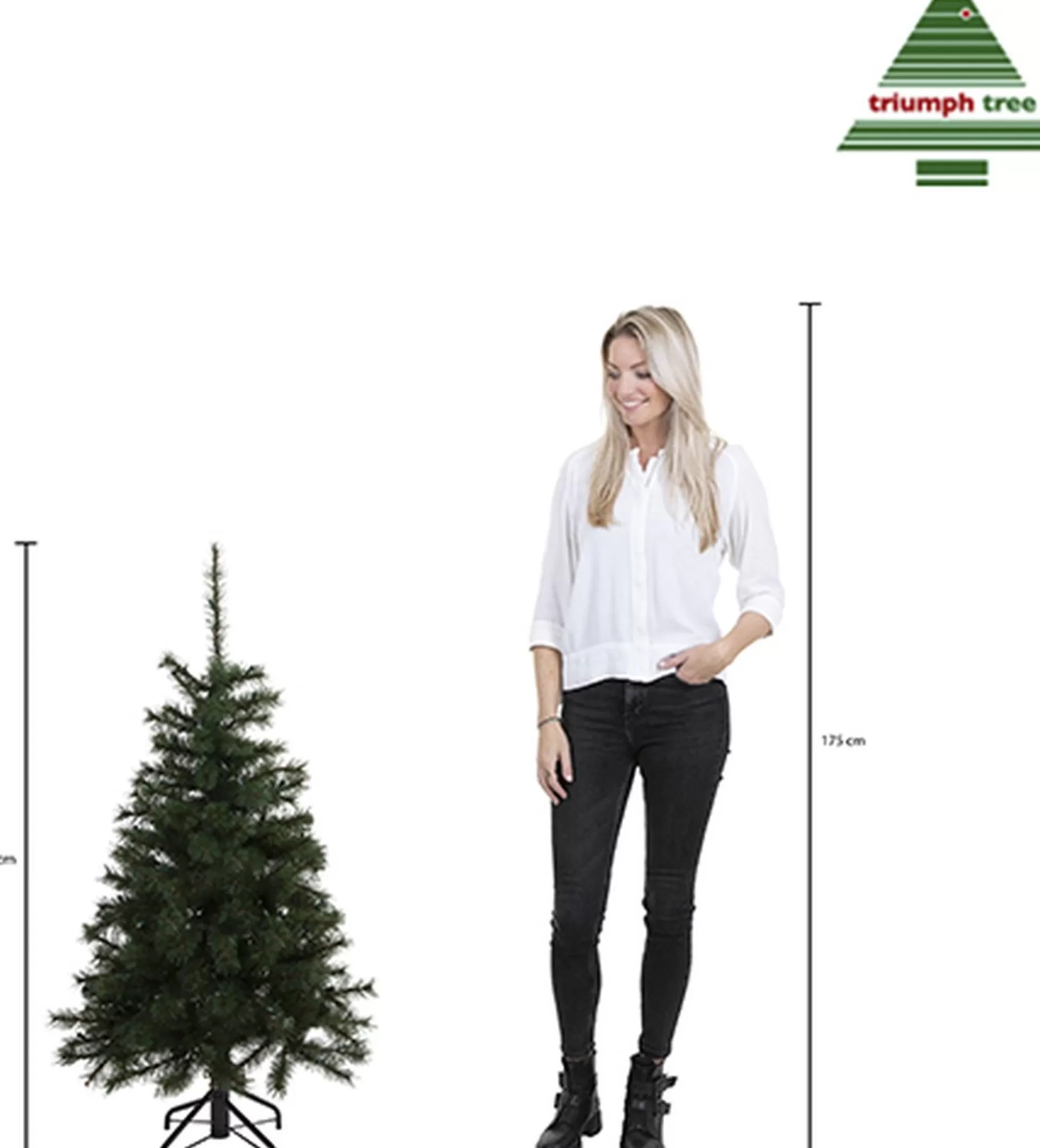 Triumph Tree Forest Frosted Kunstkerstboom - H120 X O99 Cm - Groen Sale