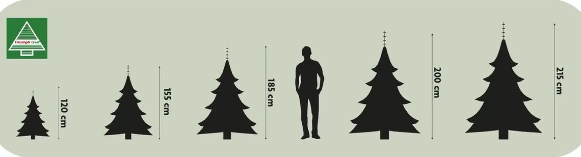 Triumph Tree Sherwood Kunstkerstboom Deluxe - H215 X O135 Cm - Groen Sale