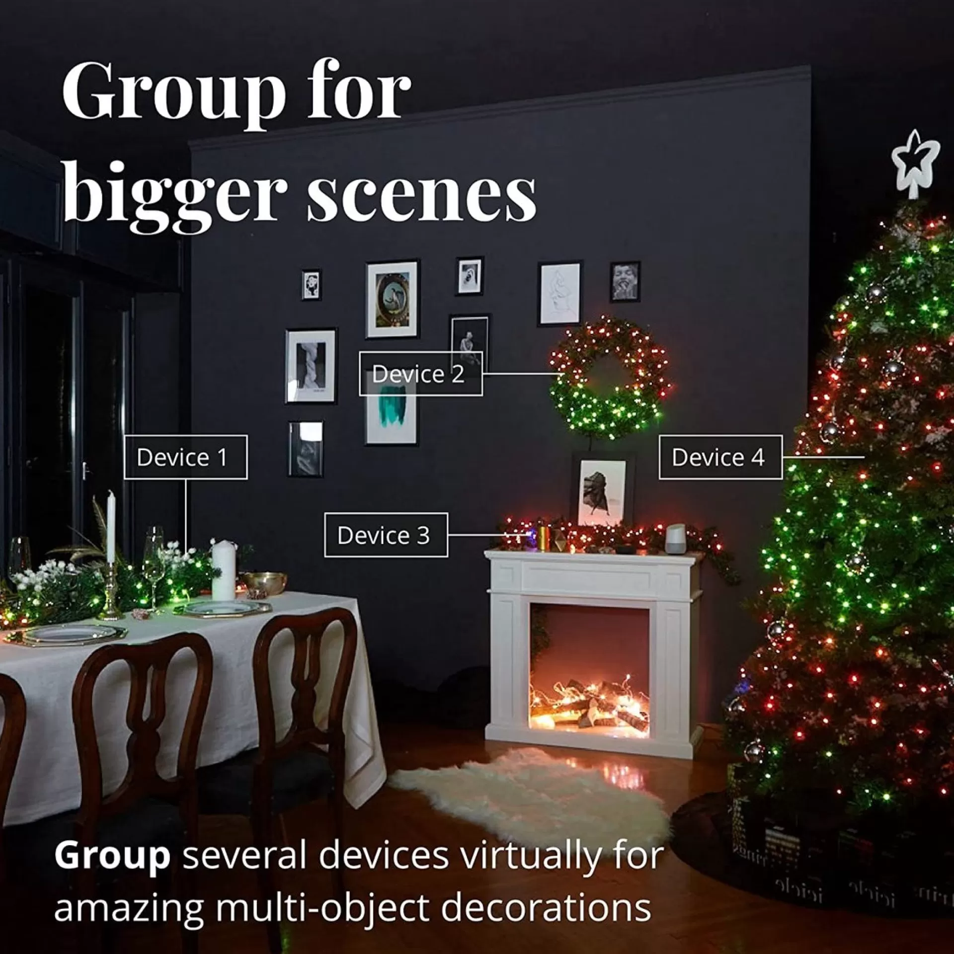 Twinkly Strings- Lichtsnoer - 20 Meter - Led Verlichting - Gekleurd & Warm Licht - Dimbaar - Binnen & Buiten - Verbind Met Bluetooth Of Wifi - Werkt Met Homekit, Homey, Alexa, Google Home En Razer Chroma Hot
