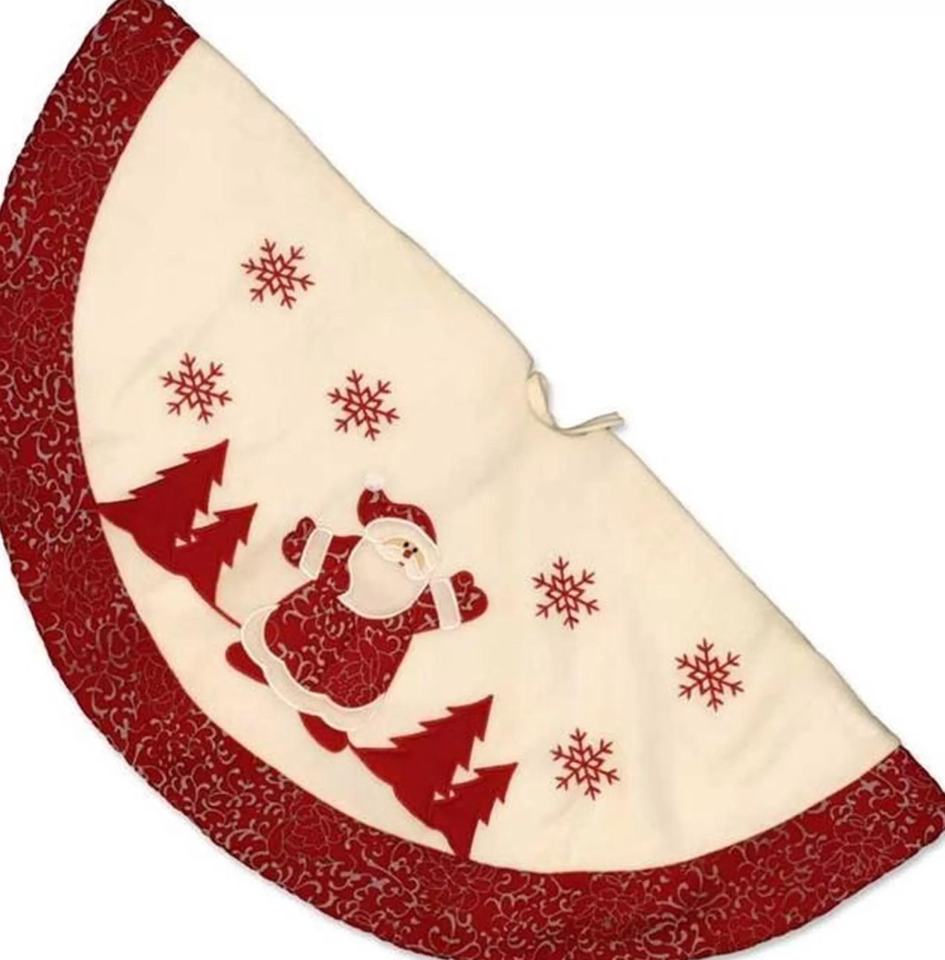 Unique Living - Treeskirt Riga D90 Cm Santa - Kerstboomkleed Clearance