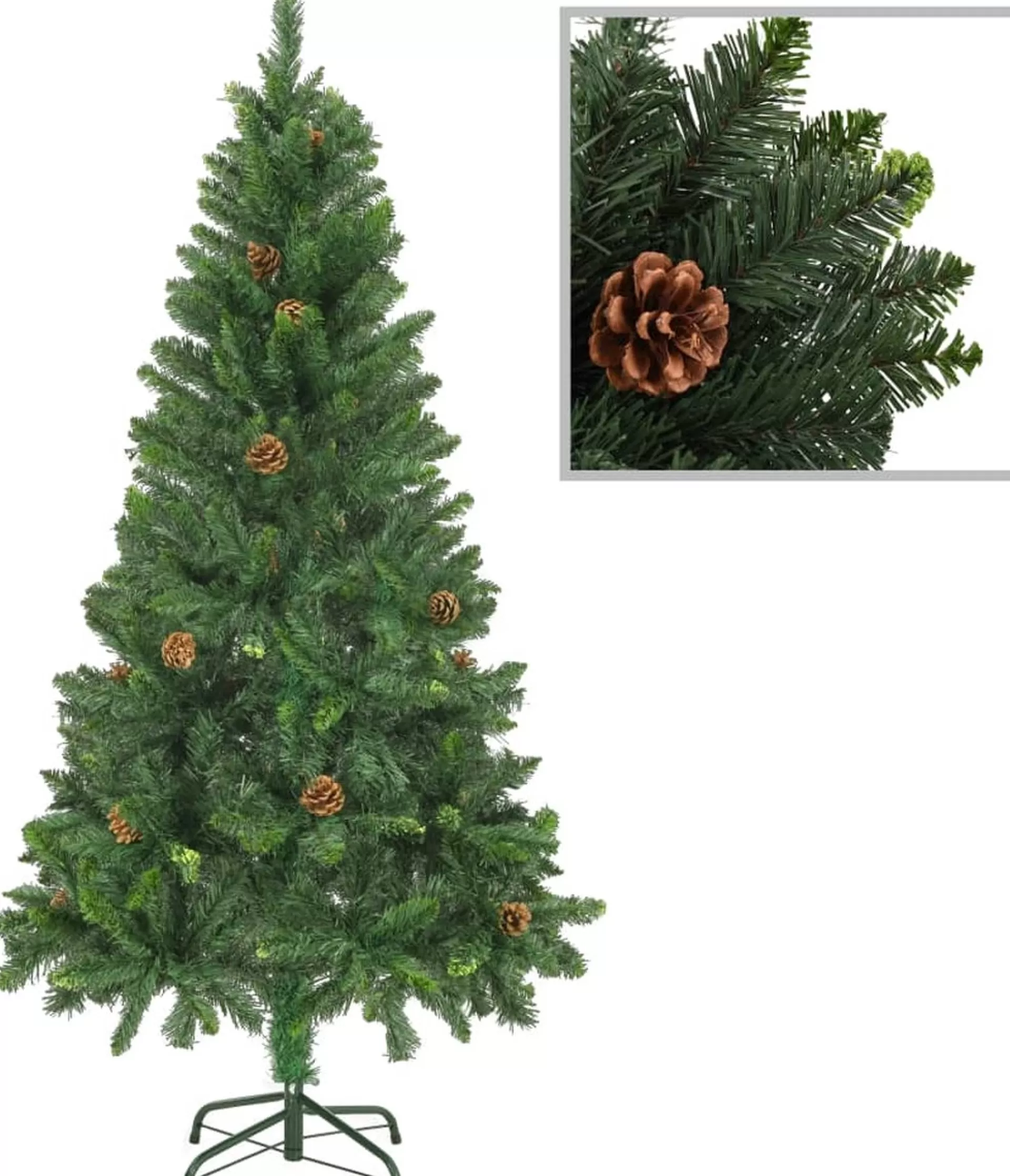 VidaLife Kunstkerstboom Met Dennenappels 150 Cm Groen Best