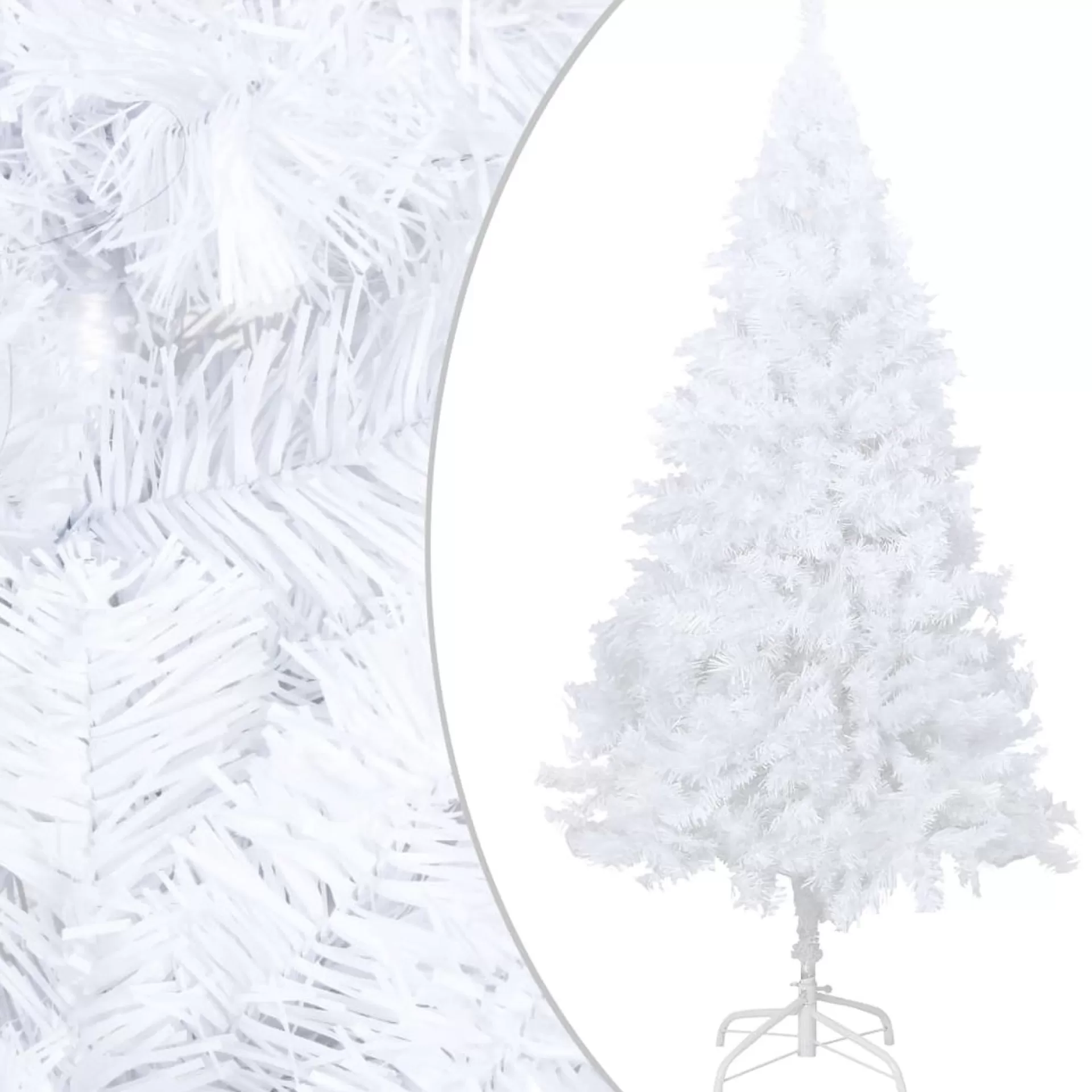 VidaLife Kunstkerstboom Met Led's En Dikke Takken 210 Cm Wit Best Sale