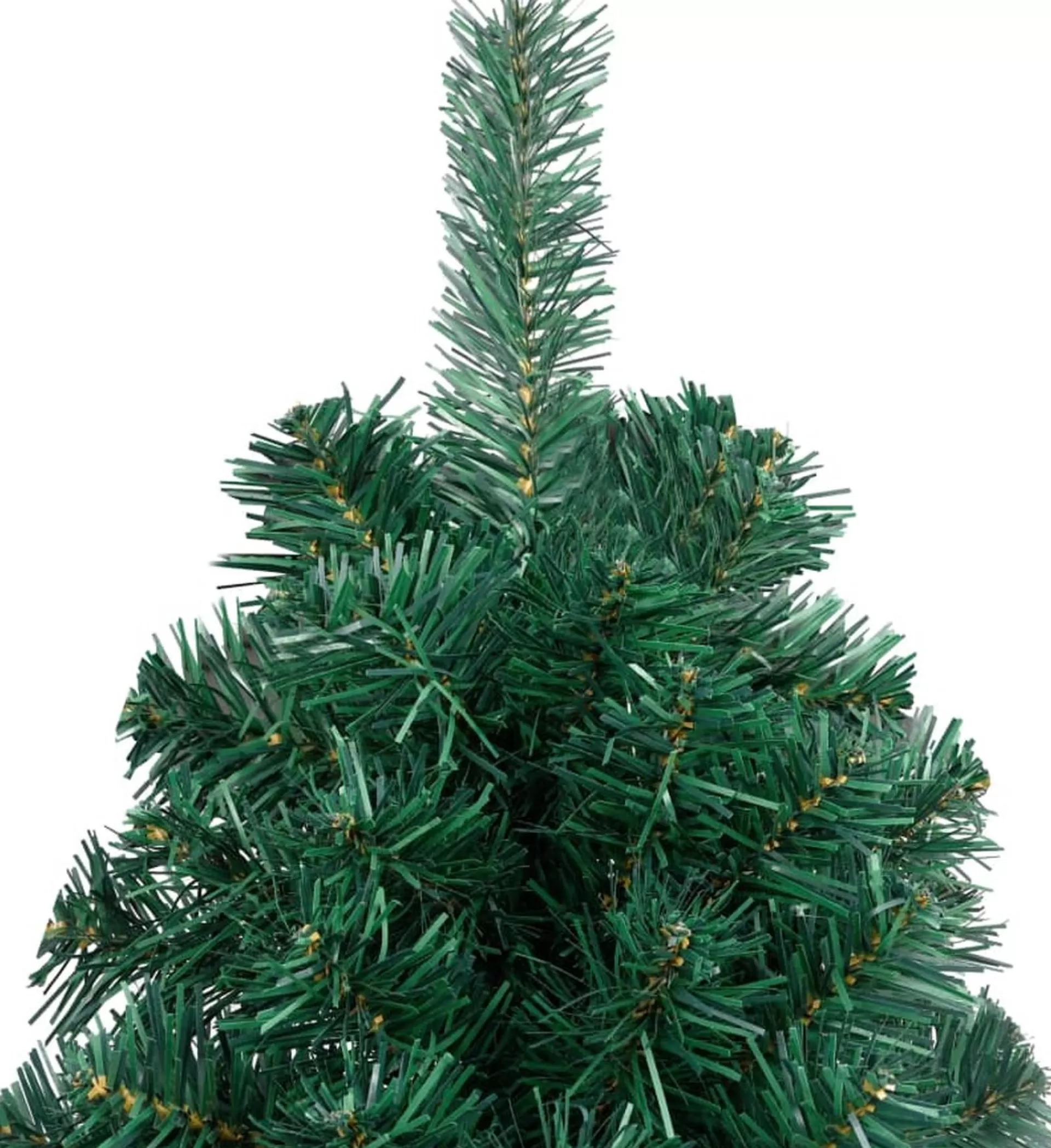 VidaLife Kunstkerstboom Met Led's En Kerstballen Half 120 Cm Groen Cheap