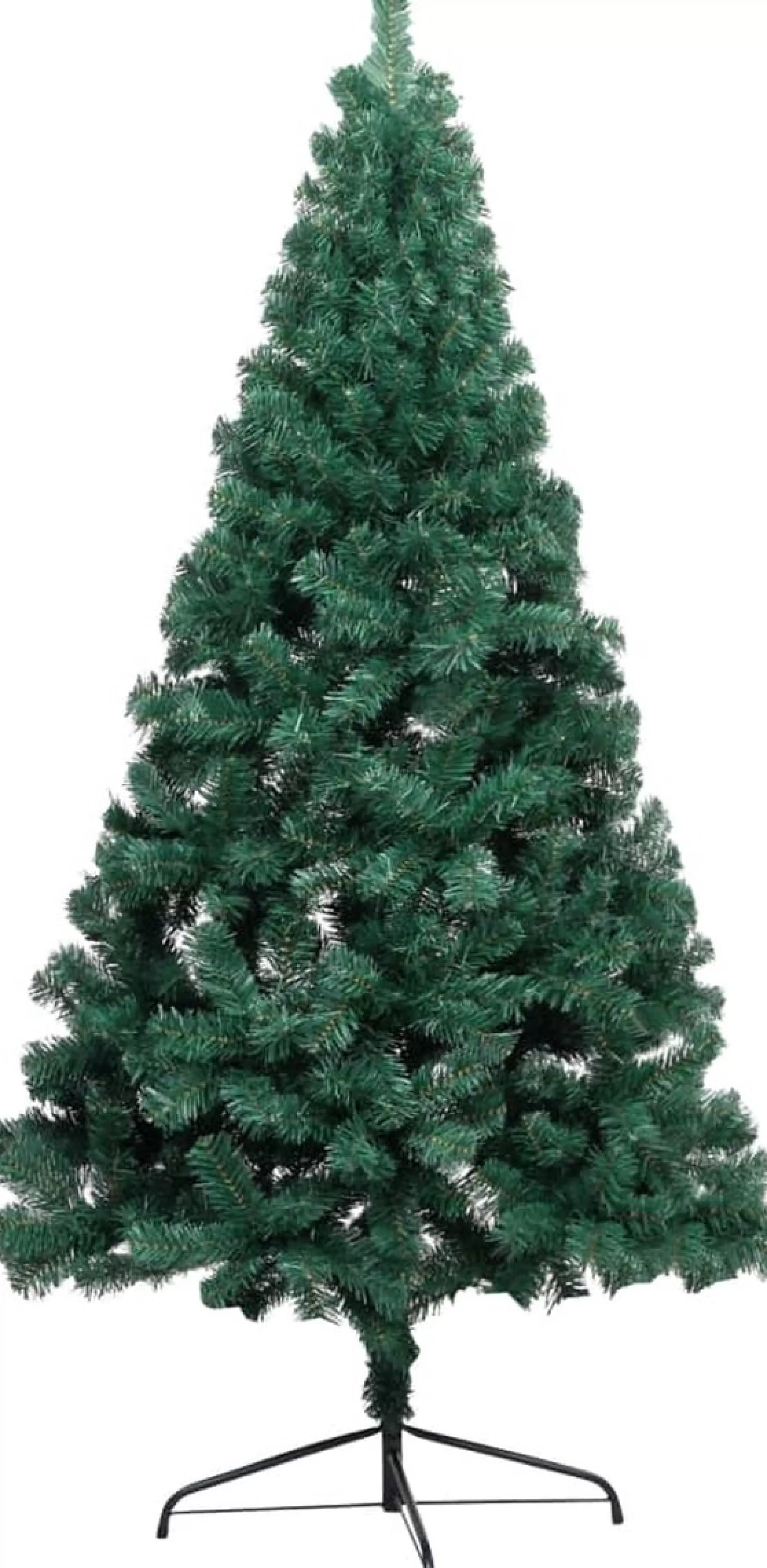 VidaLife Kunstkerstboom Met Led's En Standaard Half 180 Cm Pvc Groen Flash Sale
