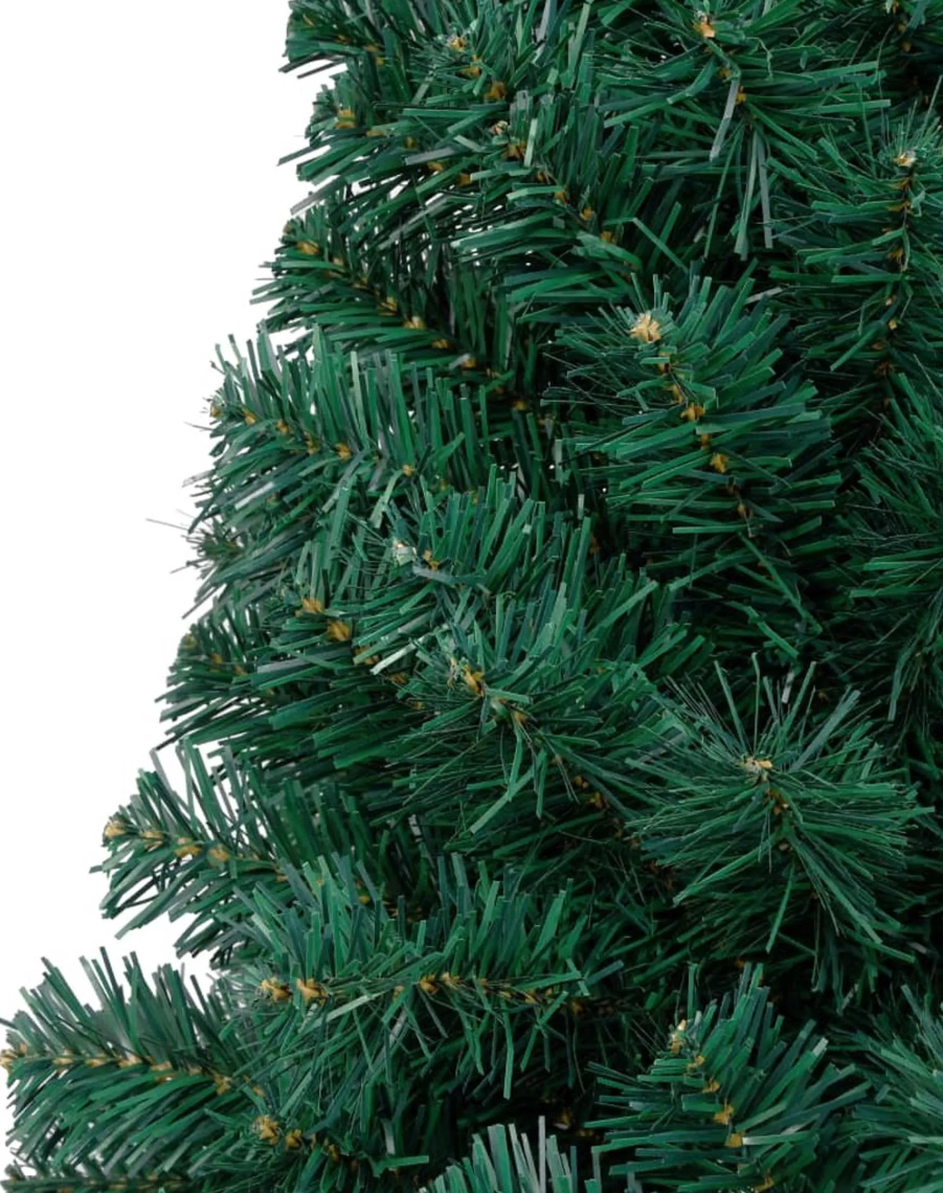VidaLife Kunstkerstboom Met Led's En Standaard Half 240 Cm Pvc Groen Cheap