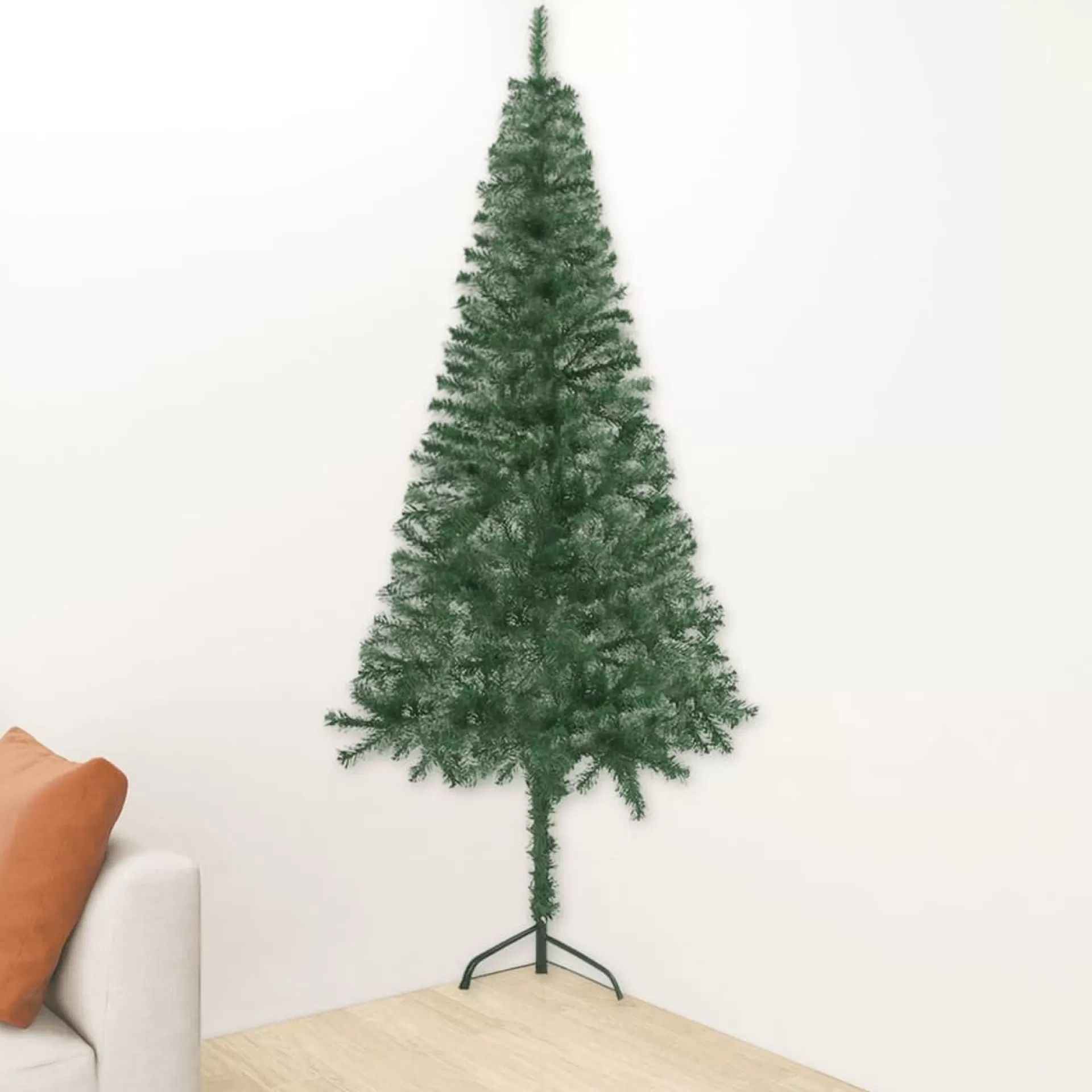 VidaLife Kunstkerstboom Met Led's Hoek 150 Cm Pvc Groen Clearance