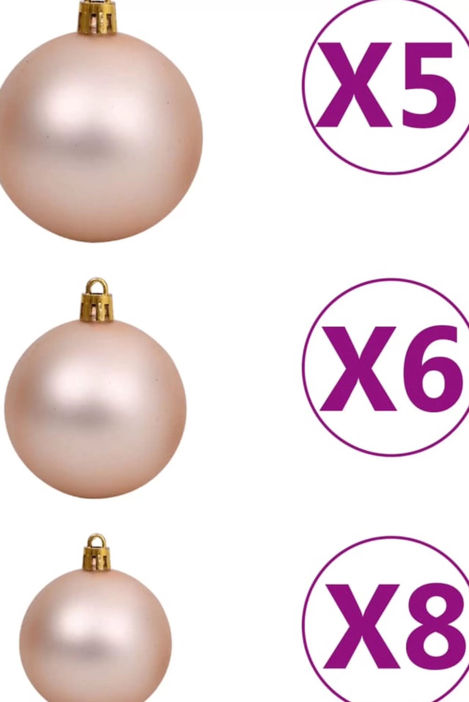 VidaLife Kunstkerstboom Met Led's, Kerstballen En Sneeuw 180 Cm Pvc Pe Flash Sale