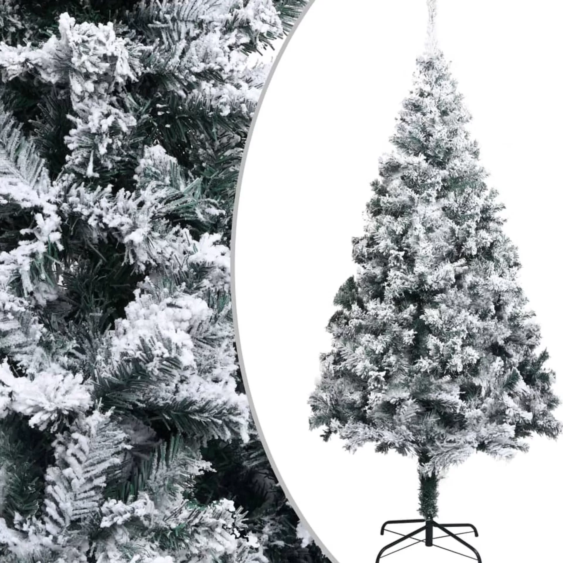 VidaLife Kunstkerstboom Met Sneeuw 210 Cm Pvc Groen Flash Sale