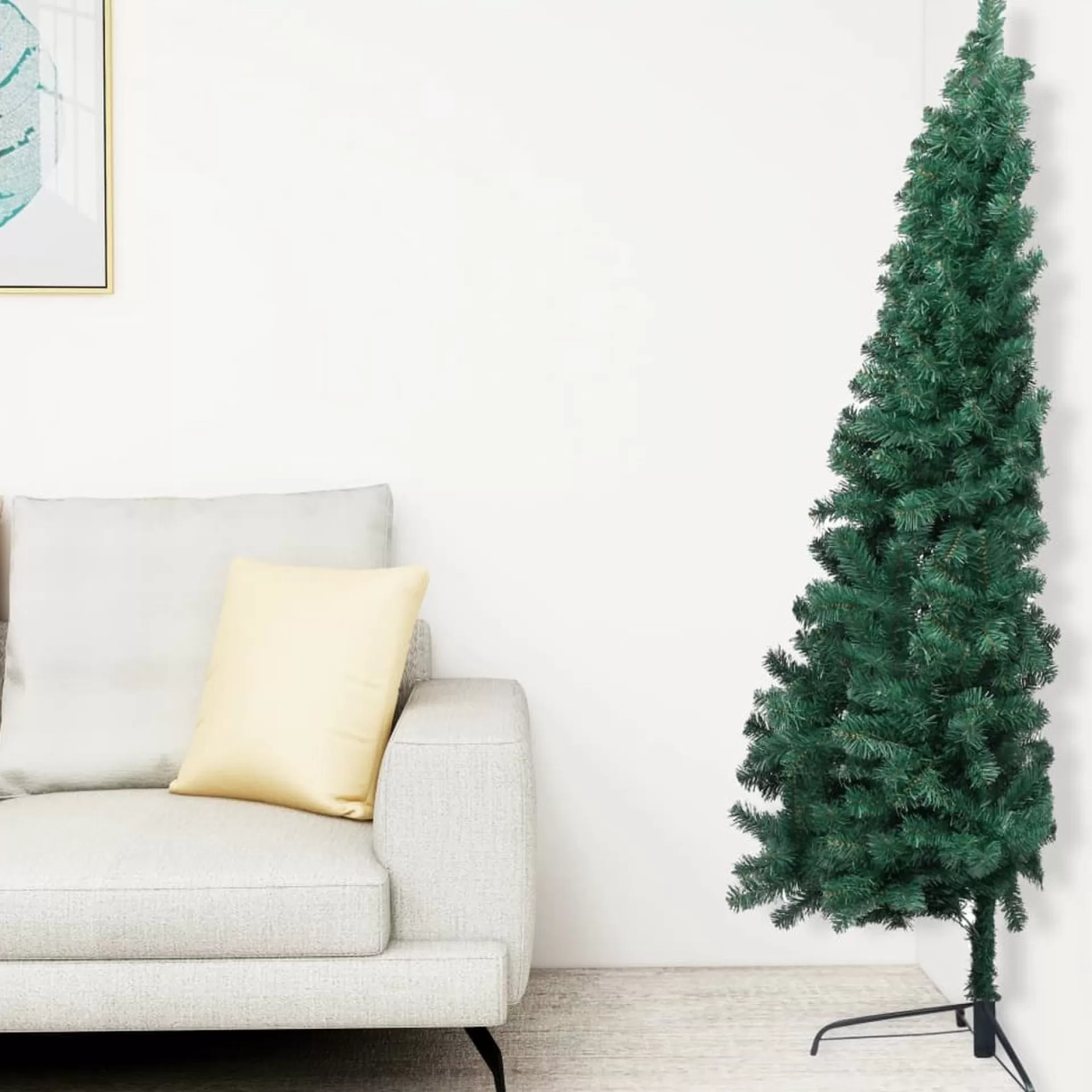 VidaLife Kunstkerstboom Met Standaard Half 180 Cm Pvc Groen Online