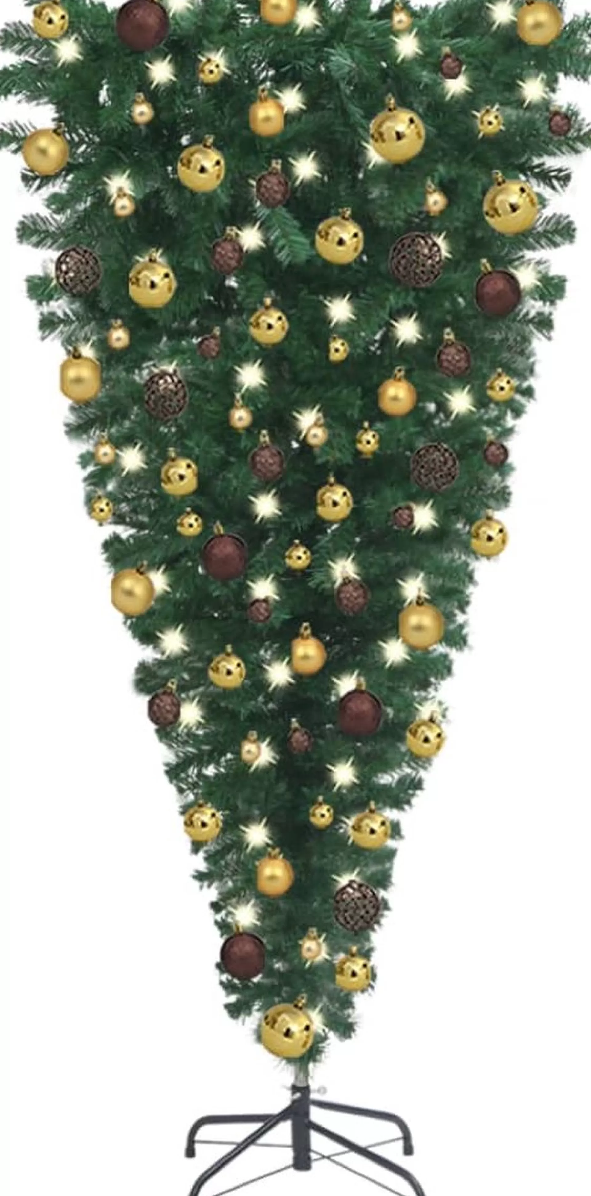 VidaLife Kunstkerstboom Omgekeerd Met Led's En Kerstballen 150 Cm Online