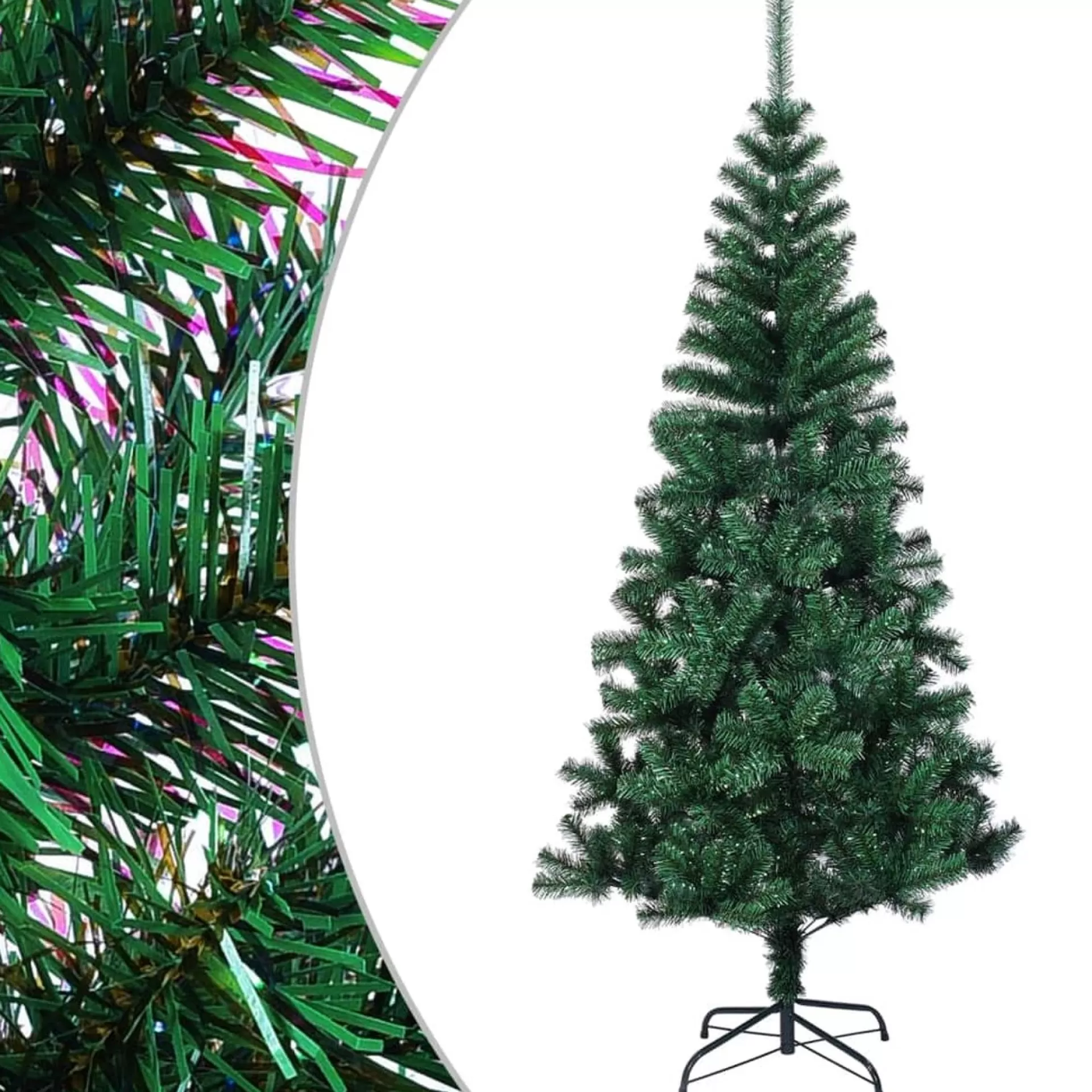 vidaXL Kunstkerstboom Met Iriserende Uiteinden 180 Cm Pvc Flash Sale