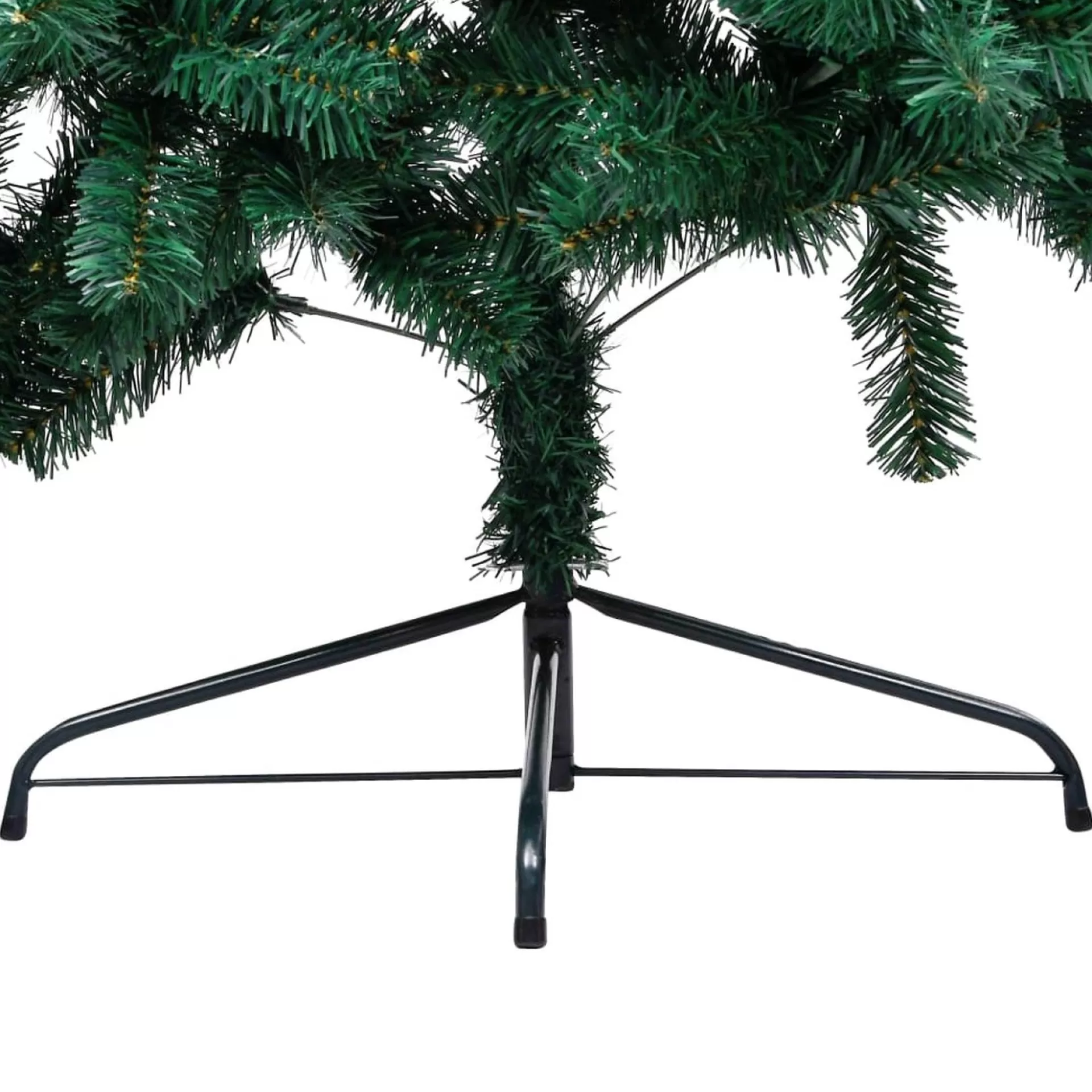 vidaXL Kunstkerstboom Met Standaard Half 150 Cm Pvc Groen Hot