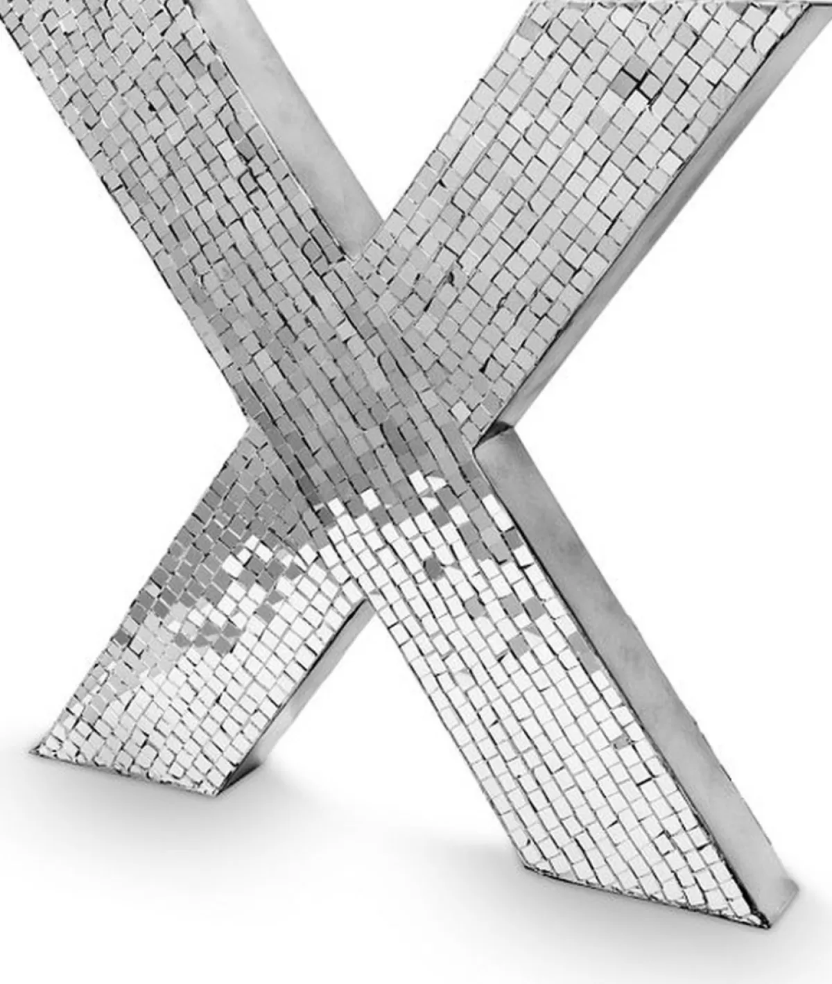 vtwonen Kersthanger> Decoratie X Van Metaal - Kerstdecoratie 35,5X4,5X33,5Cm