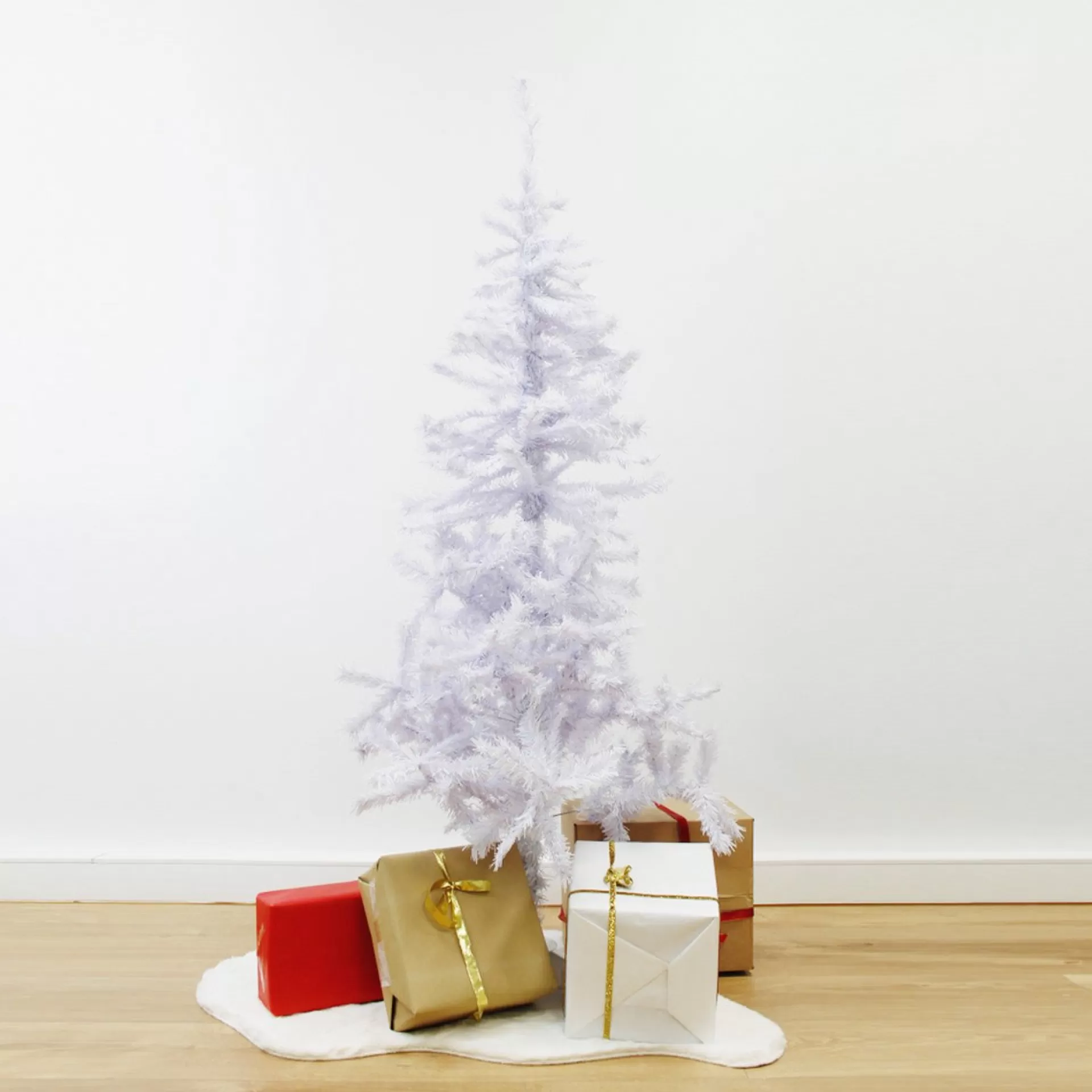 Silumen Witte Kerstboom 150Cm Met 280 Hoofden - Plastic - Wit - Best