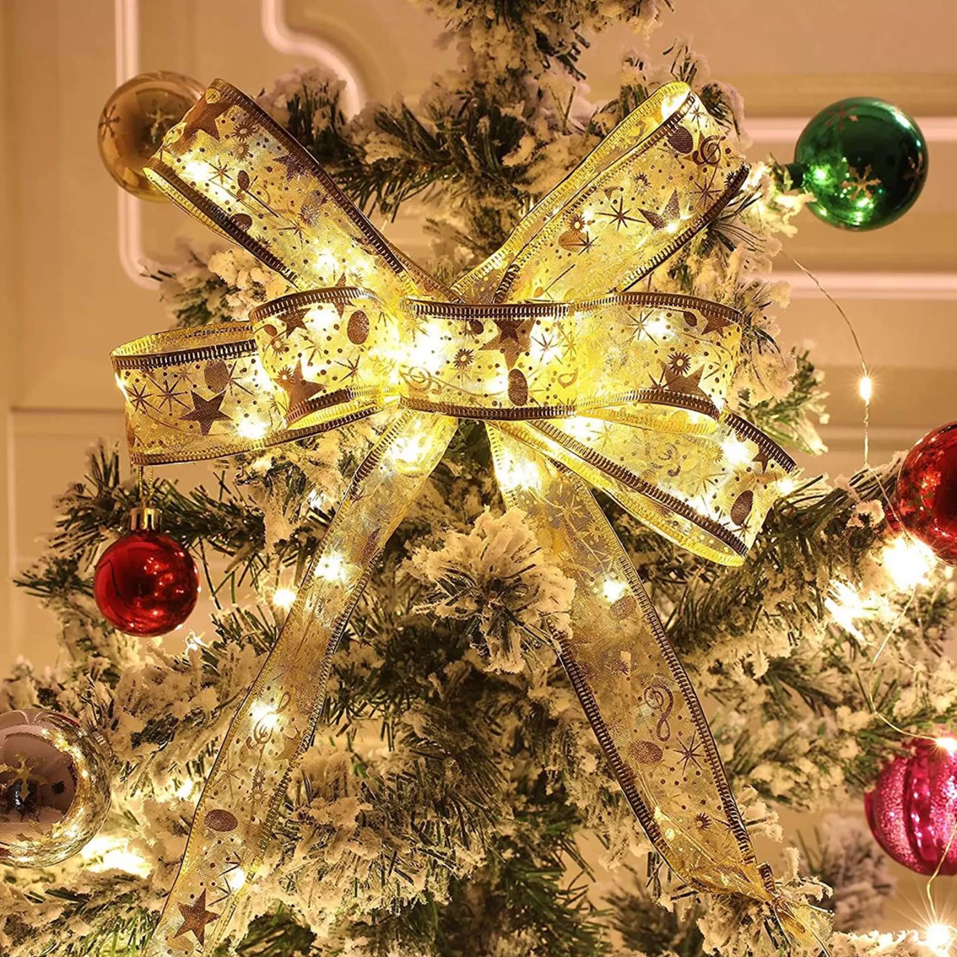 Xd Xtreme Xd Xtreme - Kerst Lint Slinger Zilver - Met Led Verlichting - Energie Besparing - Decoratielint - Kerstverlichting - Inclusief Batterijen Outlet