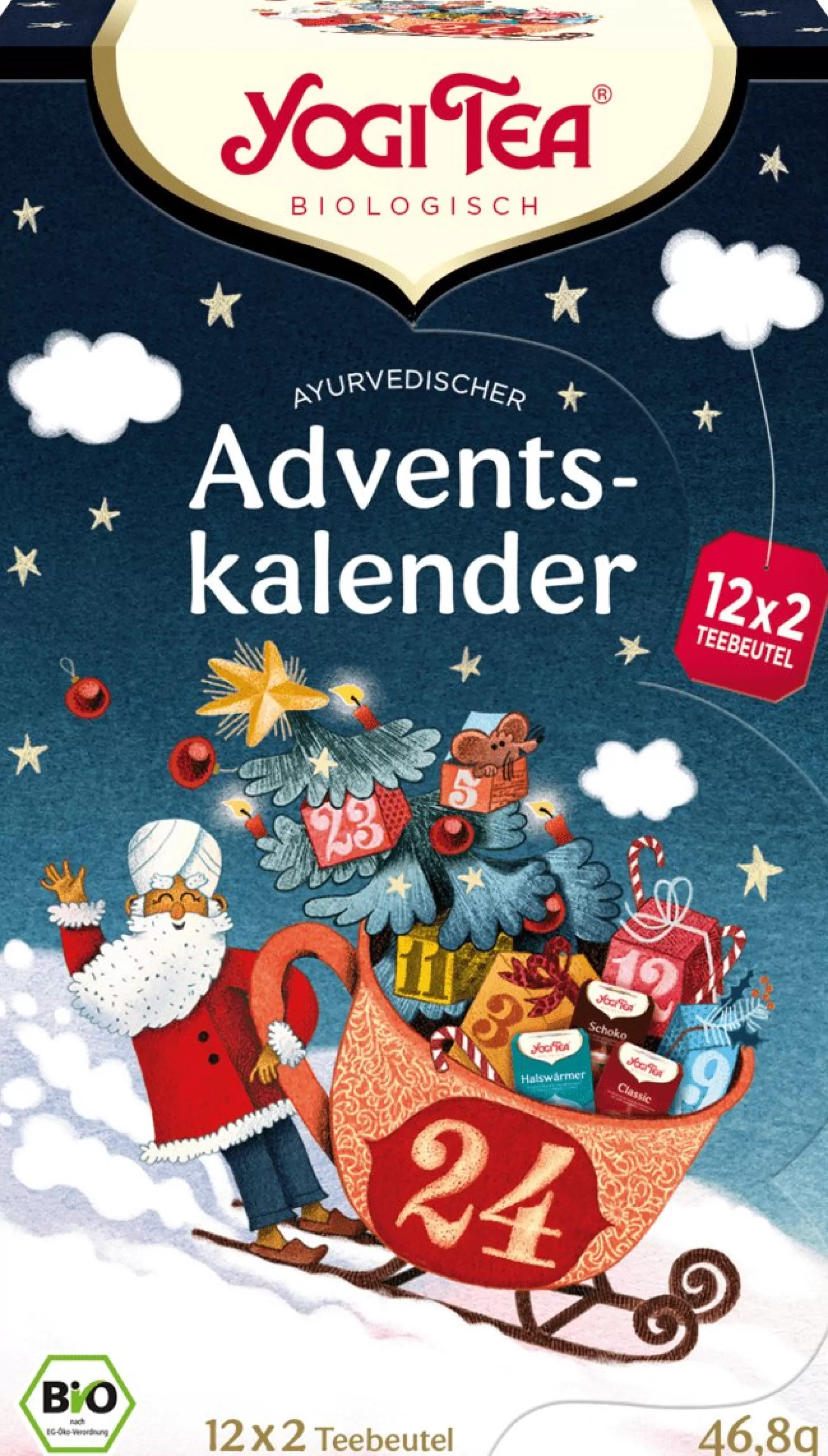 Yogi Tea Adventskalender 2023, 24 Ayurvedische Theesoorten Discount